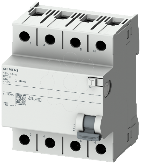 Imagem de Disjuntor de corrente de fuga, 2 polos, tipo CA, In: 25 A, 300 mA, Un CA: 230 V