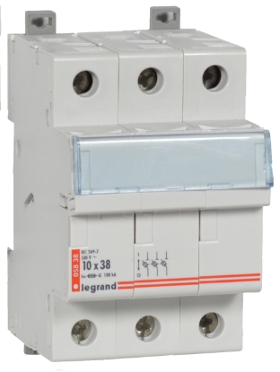 Mostrar detalhes para CORTA CIRC. 3P 32A 103X38 Imagem de CORTA CIRC. 3P 32A 103X38
