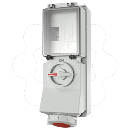 Imagem de Tomada de parede com X-CONTACT 63A 440V IP67