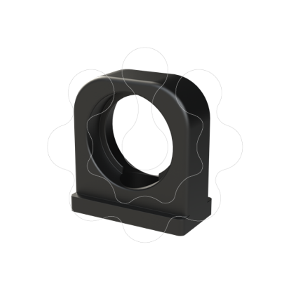 Mostrar detalhes para BFH-23-0 BRACADEIRA p/ fixacao de tubo corrugado NW23 Preto PMA Imagem de BFH-23-0 BRACADEIRA p/ fixacao de tubo corrugado NW23 Preto PMA