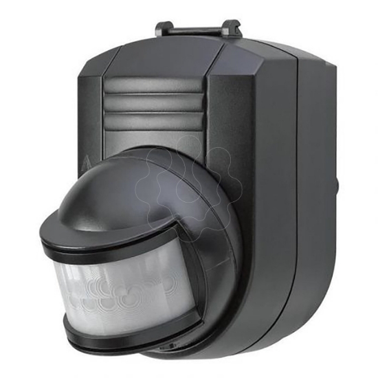 Imagem de L220NBLK - Detector Movimento PIR, 200?, IP44, Preto, 15 metros