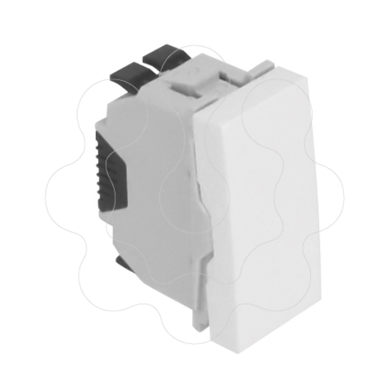 Imagem de BOTÃO BASCULANTE 1 MÓDULO BRANCO MATE