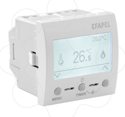 Mostrar detalhes para TERMOSTATO MULTIFUNCIONAL - 2 MÓD BRANCO Imagem de TERMOSTATO MULTIFUNCIONAL - 2 MÓD BRANCO