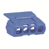 Imagem de Kaedra - Proteccao IP2 para barramento de isolamento - 4 furos - Azul