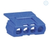 Imagem de Kaedra - Proteccao IP2 para barramento de isolamento - 4 furos - Azul