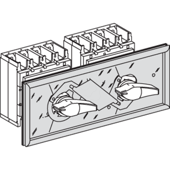 Imagem de interlocking - for devices with direct/extended rotary handle - 320...630 A