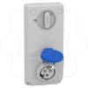 Imagem de Unika interlocked socket - 16 A - 2P + E - 200...250 V AC - IP44 - panel