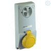 Imagem de Unika interlocked socket - 16 A - 2P + E - 100...130 V AC - IP65 - panel