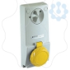 Imagem de Unika interlocked socket - 16 A - 2P + E - 100...130 V AC - IP65 - panel