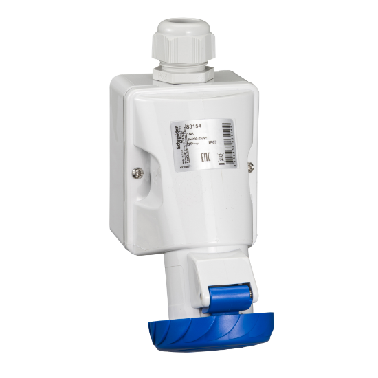 Imagem de PratiKa industrial socket - 16 A - 2P + E - 200...250 V AC - IP67