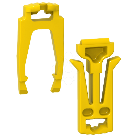 Imagem de Acti9 iC60 - Bolsa de 10 clips de fixacao de calha DIN