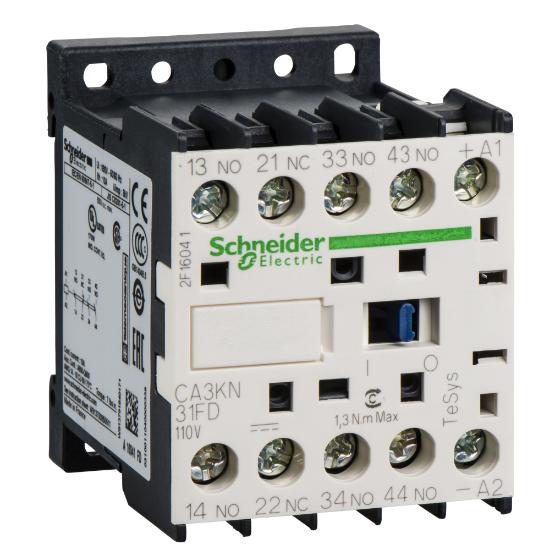 Imagem de TeSys K control relay   3 NO + 1 NC   = 690 V   110 V DC standard coil