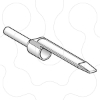 Imagem de ponteira simples com porta referencias – tamanho medio – 05 mm?   branco