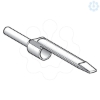 Imagem de ponteira simples com porta referencias – tamanho medio – 05 mm?   branco