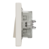 Imagem de Asfora - Interruptor unipolar - 10A - IP44 - Creme