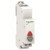 Imagem de Botao cinzento de pressao simples Acti9 iPB 1NF - luz ind. vermelha 110-230 V ca