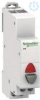 Imagem de Botao cinzento de pressao simples Acti9 iPB 1NF - luz ind. vermelha 110-230 V ca