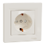 Mostrar detalhes para Asfora - Tomada 2P+T com obturadores - 16A - Creme Imagem de Asfora - Tomada 2P+T com obturadores - 16A - Creme