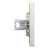 Imagem de Asfora - Tomada RJ45 dupla categoria 5e UTP - Creme