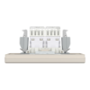Imagem de Asfora - Tomada RJ45 dupla categoria 5e UTP - Creme