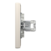 Imagem de Asfora - Tomada RJ45 dupla categoria 6 UTP - Creme
