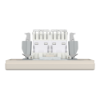 Imagem de Asfora - Tomada RJ45 dupla categoria 6 UTP - Creme