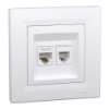 Imagem de Asfora - Tomada RJ45+RJ12 - Branco