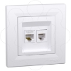 Imagem de Asfora - Tomada RJ45+RJ12 - Branco