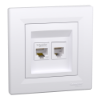 Imagem de Asfora - Tomada RJ45+RJ12 - Branco