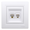 Imagem de Asfora - Tomada RJ45+RJ12 - Branco
