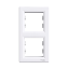 Mostrar detalhes para Asfora - Quadro vertical 2 elementos - Branco Imagem de Asfora - Quadro vertical 2 elementos - Branco