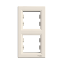 Mostrar detalhes para Asfora - Quadro vertical 2 elementos - Creme Imagem de Asfora - Quadro vertical 2 elementos - Creme