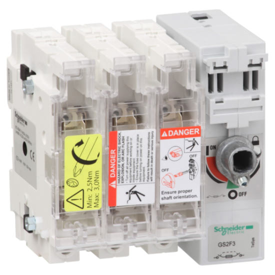 Imagem de interruptor seccionador para fusiveis TeSys GS2F - 3P 50A 14x51