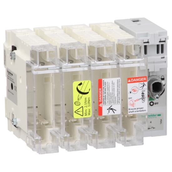 Imagem de interruptor seccionador para fusiveis TeSys GS2J - 4P 100A 22x58