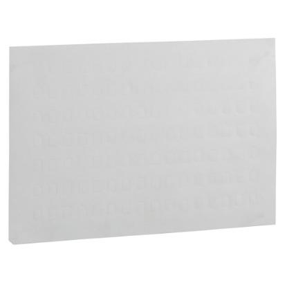Mostrar detalhes para sheet of labels - blank - 8 x 12mm - for TeSys D Imagem de sheet of labels - blank - 8 x 12mm - for TeSys D