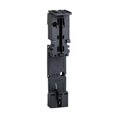 Mostrar detalhes para Platina de montagem para LS1 D32 e cont. LC1 D09 a D38 com alinh da face frontal Imagem de Platina de montagem para LS1 D32 e cont. LC1 D09 a D38 com alinh da face frontal