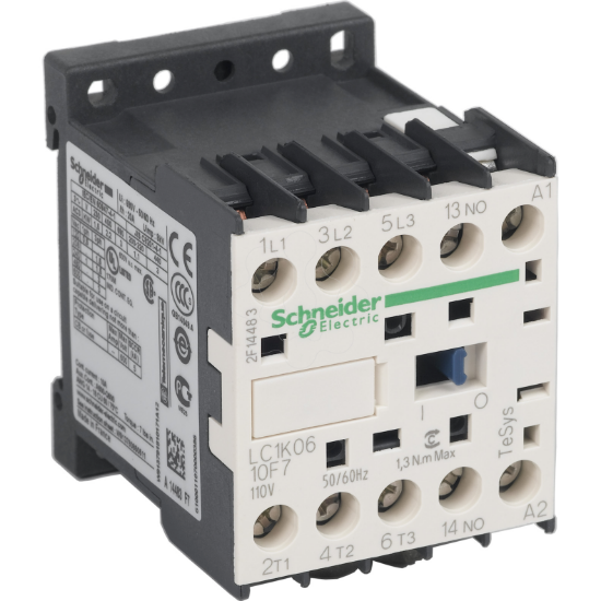 Imagem de Contactor TeSys K   3P3 NA   AC 3   = 440 V 6 A   110 V bobina CA