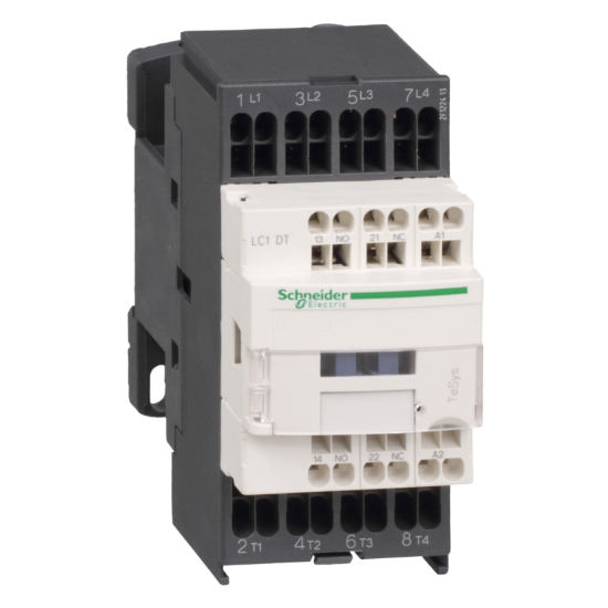 Imagem de Contactor Tesys D   4P4 NA   AC 1   = 440 V 32 A   24 V CC bobina standard