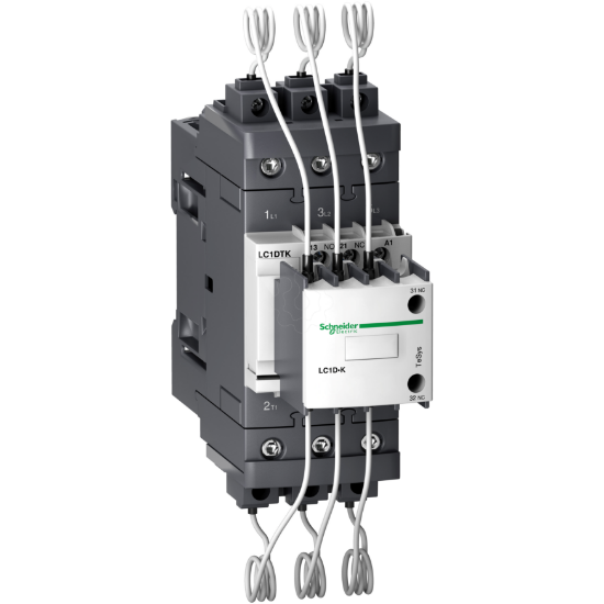 Imagem de Tesys D LC1D.K p/ com. de condensadores- 3P - 40 kVAR - 415 V - 230 V CA bobina