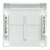 Imagem de M-Elegance - Centro de tomada RJ45 dupla - Branco ativo