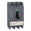 Imagem de circuit breaker EasyPact CVS630N 50 kA at 415 VAC 630 A rating ETS 2.3 electronic trip unit 3P 3d