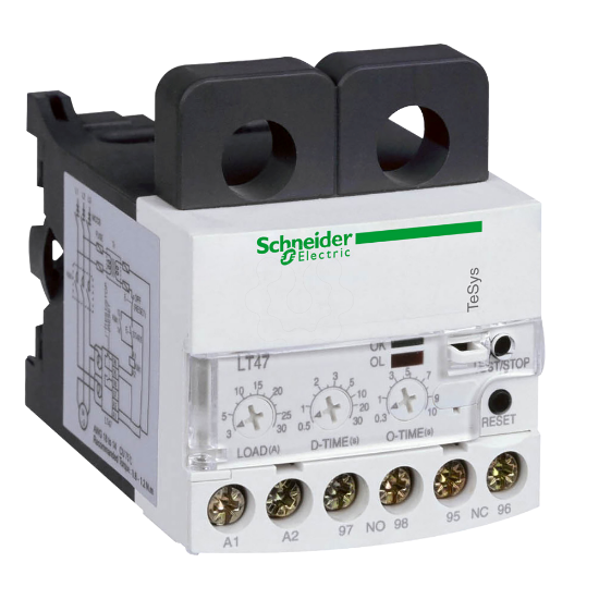 Imagem de TeSys LT47 electronic over current relays - manual - 0.5...6 A - 24 V AC/DC