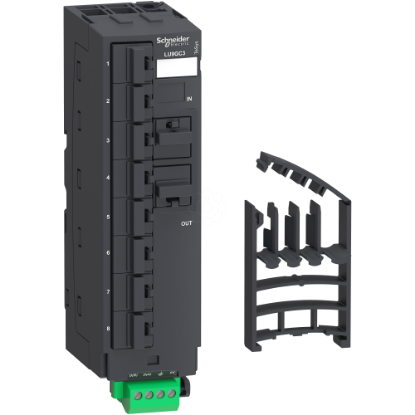 Mostrar detalhes para repartidor Modbus com lig. para aut.progr. e arranc.-motor por adapt. RJ45 Imagem de repartidor Modbus com lig. para aut.progr. e arranc.-motor por adapt. RJ45