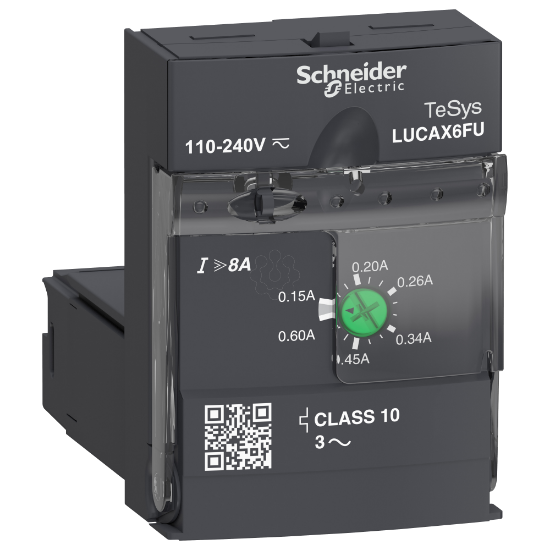 Imagem de unidade de controlo standard LUCA - classe 10 - 0.15...0.6 A - 110...220 V CC/CA