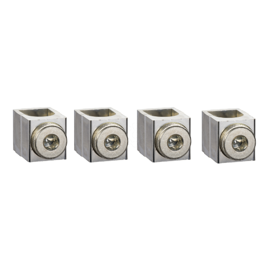 Imagem de 4 bornes em aluminio para 1 cabo 25 95mm2 NSX100/250 INV/INS