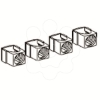 Imagem de 4 bornes em aluminio para 1 cabo 25 95mm2 NSX100/250 INV/INS