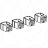 Imagem de 4 bornes em aluminio para 1 cabo 25 95mm2 NSX100/250 INV/INS