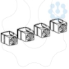 Imagem de 4 bornes em aluminio para 1 cabo 25 95mm2 NSX100/250 INV/INS