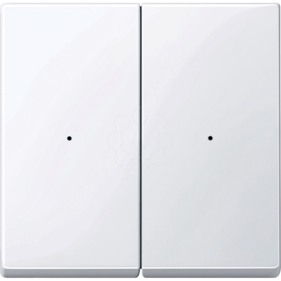Imagem de M-Elegance - Tecla dupla - Wiser - Branco ativo
