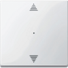 Imagem de M-Elegance - Tecla  para botao de pressao estores - Wiser - Branco brilhante